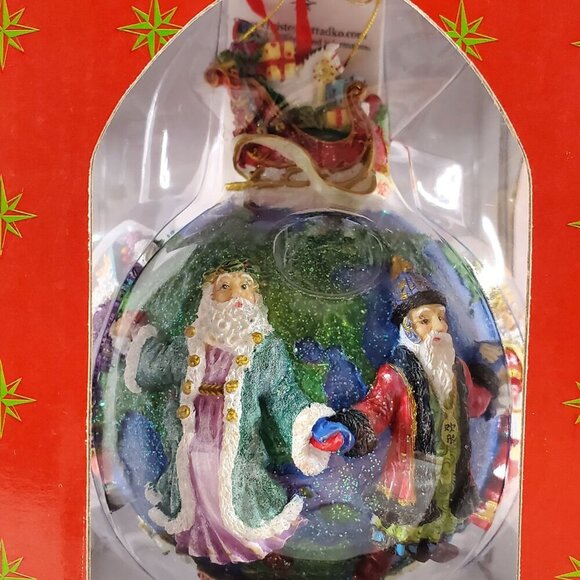 Christopher Radko Santas Around The World Ornament In Box 3D Christmas - Picture 5 of 13